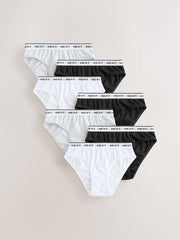 Black/White/Grey Bikini Briefs 7 Pack (5-16yrs)