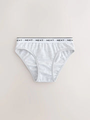 Black/White/Grey Bikini Briefs 7 Pack (5-16yrs)