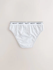 Black/White/Grey Bikini Briefs 7 Pack (5-16yrs)