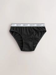 Black/White/Grey Bikini Briefs 7 Pack (5-16yrs)