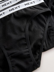 Black/White/Grey Bikini Briefs 7 Pack (5-16yrs)