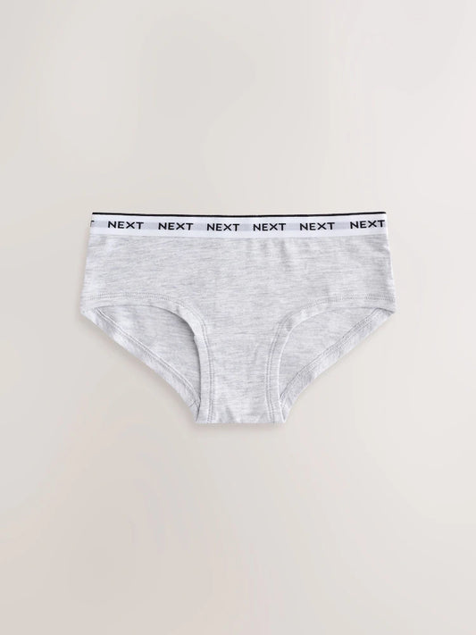 Black/Grey/White Hipsters 7 Pack (2-16yrs)