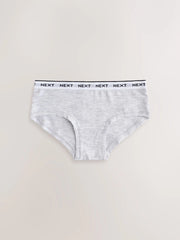 Black/Grey/White Hipsters 7 Pack (2-16yrs)