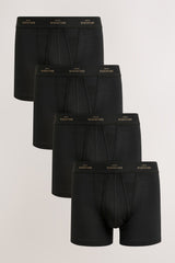 Black Metallic 4 pack Signature A-Fronts Boxers