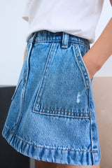 NEXT - WEST DENIM MW SKIRT