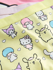 Pink/Lilac Pink Hello Kitty Shorts 5 Pack (2-14yrs)