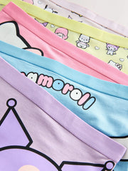 Pink/Lilac Pink Hello Kitty Shorts 5 Pack (2-14yrs)
