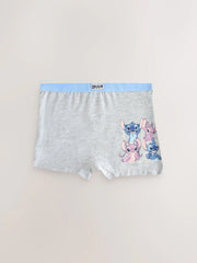 Pink/Blue Disney Stitch and Angel Shorts 5 Pack (2-16yrs)
