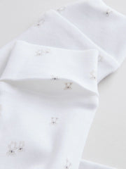 White 4 Pack Popper Baby Sleepsuits (0-2yrs)