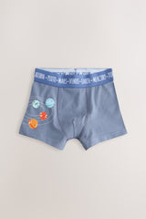 NEXT - NCNUI-Underwear-Blue Space Print Junior Character Trunks