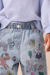 NEXT - DOODLE BRIGHT JEAN