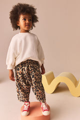 NEXT - NCNMD-Lightweight Tops-Animal Leopard Print Textured