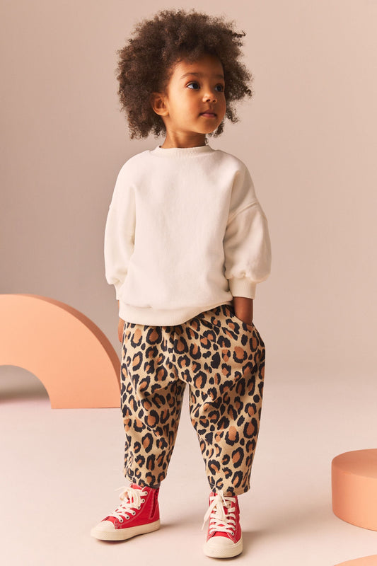 NEXT - NCNMD-Lightweight Tops-Animal Leopard Print Textured