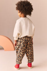NEXT - NCNMD-Lightweight Tops-Animal Leopard Print Textured