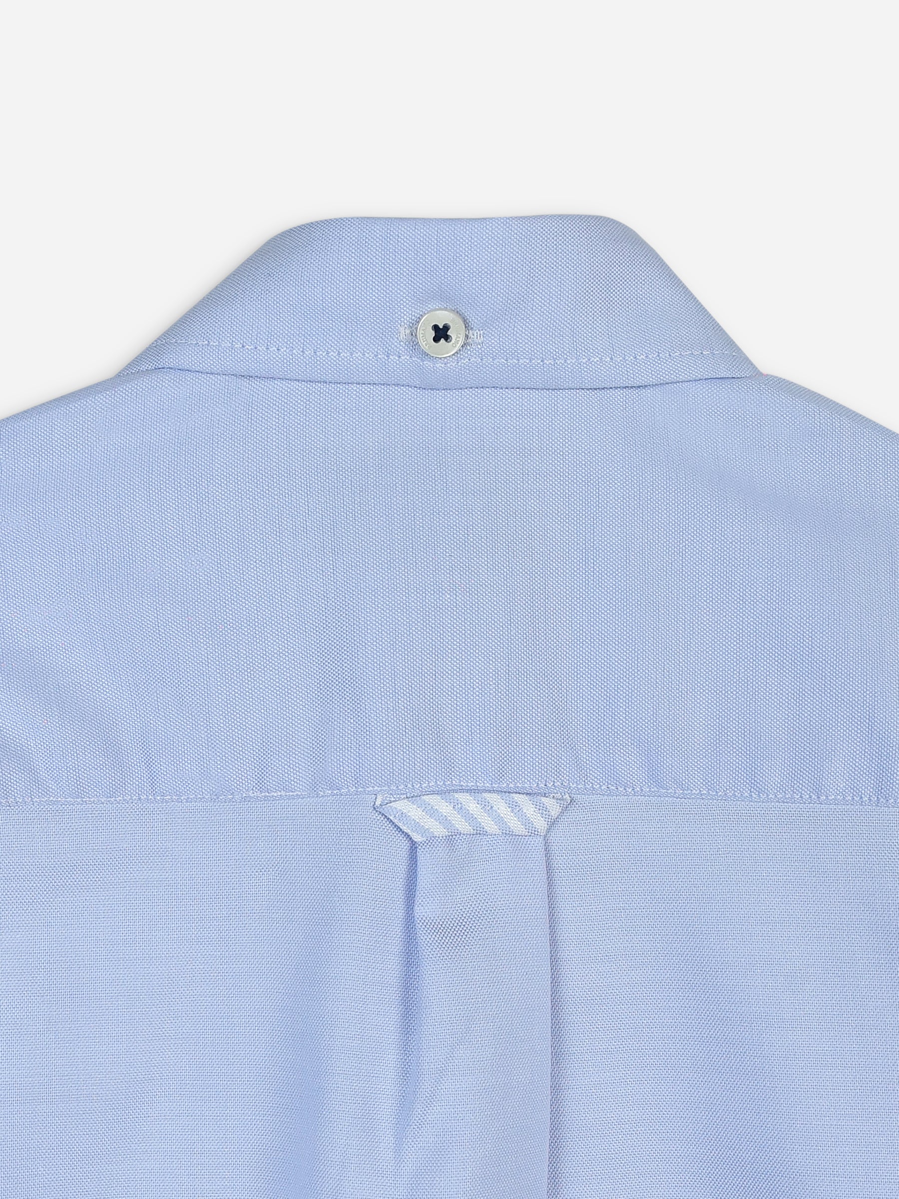 Basic Blue Oxford Long Sleeve Casual Shirt Brumano Pakistan