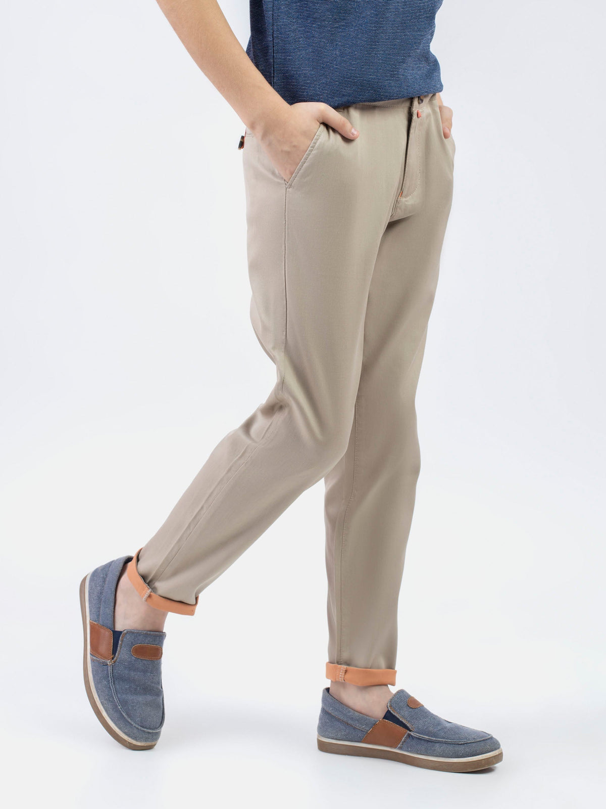 Beige Casual Twill Trouser Brumano Pakistan