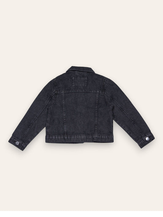 Black Denim Jacket | Jacket | IXAMPLE