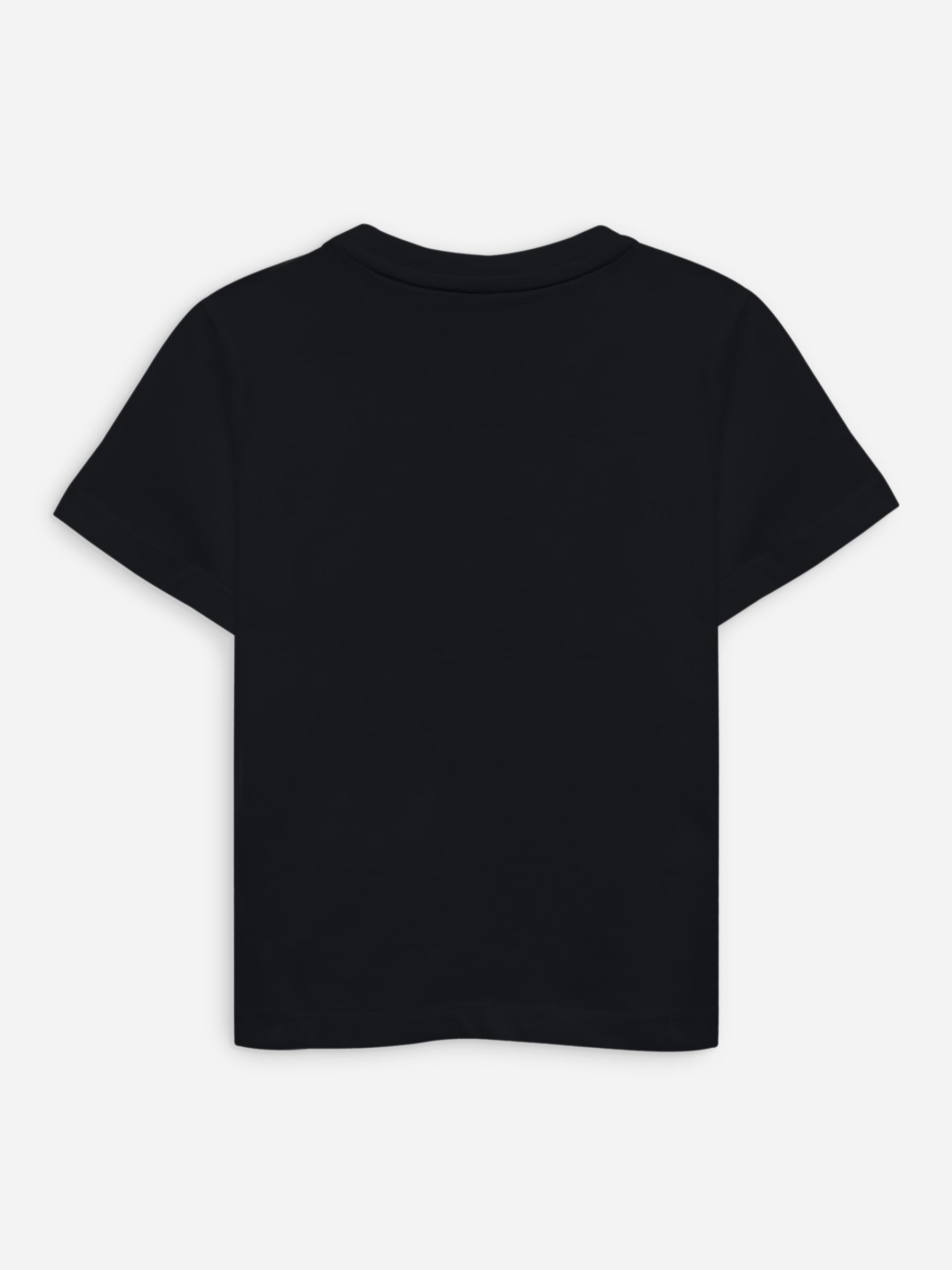 Black Basic 100% Cotton Casual Tee Brumano Pakistan