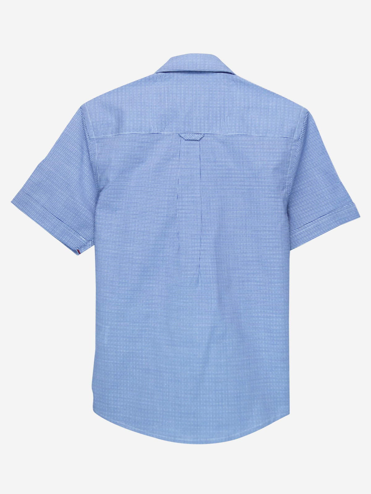 Blue Micro Gingham Casual Check Shirt Brumano Pakistan