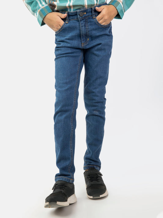 Blue Slimfit Casual Jeans Brumano Pakistan