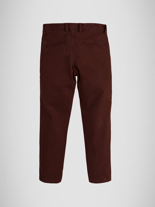 Burgundy Structured Trouser