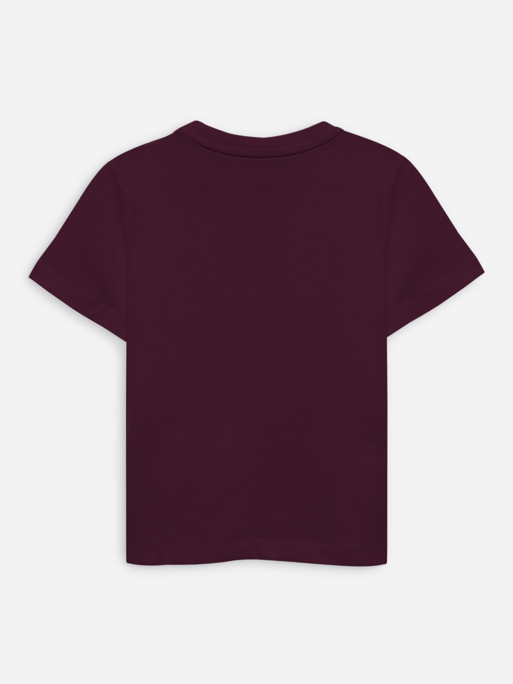 Burgundy 100% Cotton Casual Tee Brumano Pakistan