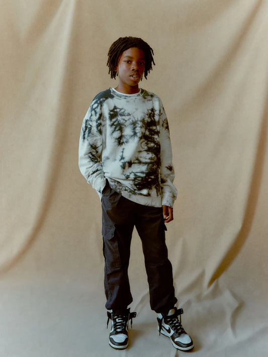 Navy Blue Loose Fit Cargo Trousers (3-16yrs)