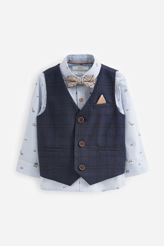 Waistcoat Set With Shirt & Bow Tie