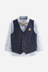 Waistcoat Set With Shirt & Bow Tie NEXT UK