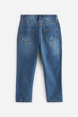 Blue Sequin Embellished Mom Jeans NEXT UK