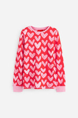 Red/Pink Love Heart Pyjamas 2 Pack NEXT UK
