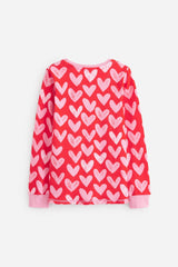 Red/Pink Love Heart Pyjamas 2 Pack NEXT UK