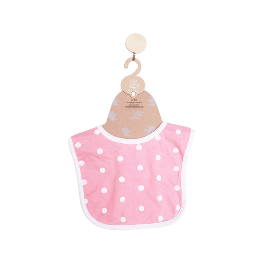 Rosy polka bib | Bibs & Towels | The nest clothing