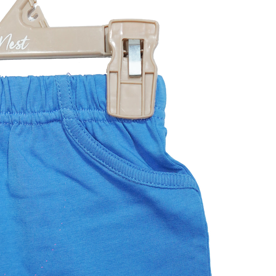 Fiesty blue Short | Pants - Leggings - Shorts & Capri | The nest clothing