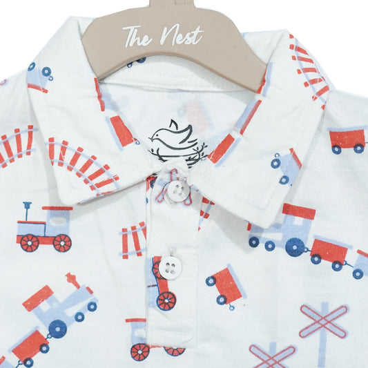 Cars and tracks set of 3 polos | Tops & T-Shirts | The nest clothing