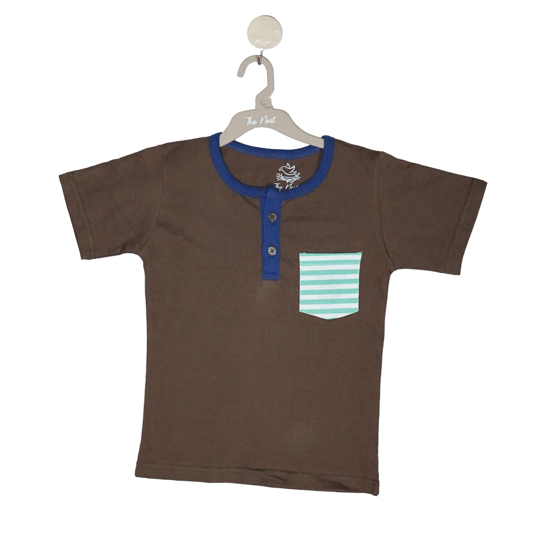 Dessert Safari Henley tee | Tops & T-Shirts | The nest clothing