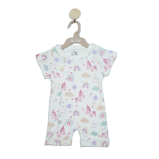 Dancing unicorn short-sleeved romper | Tops & T-Shirts | The nest clothing