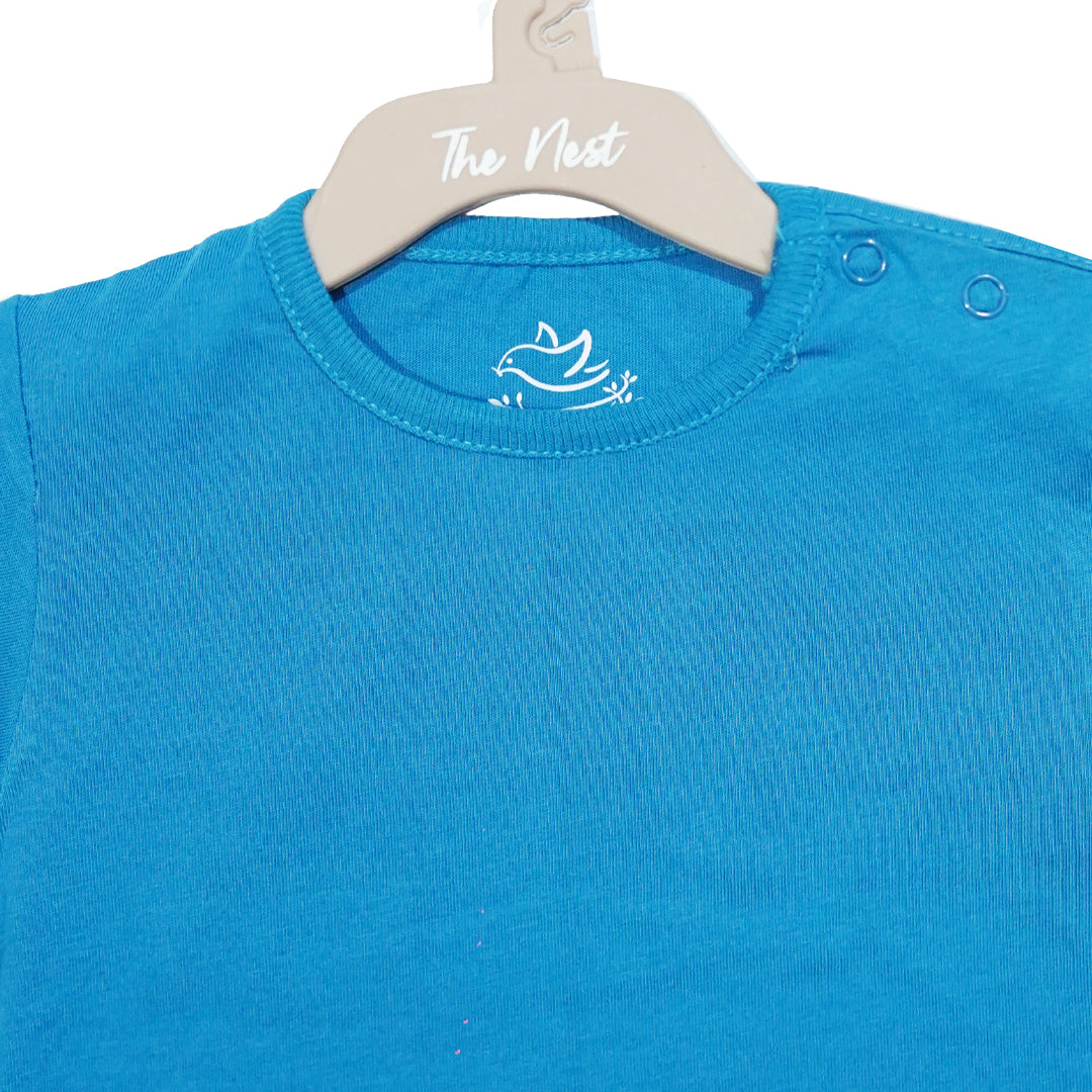 Fiesty blue Short Sleeve T-Shirt | Tops & T-Shirts | The nest clothing