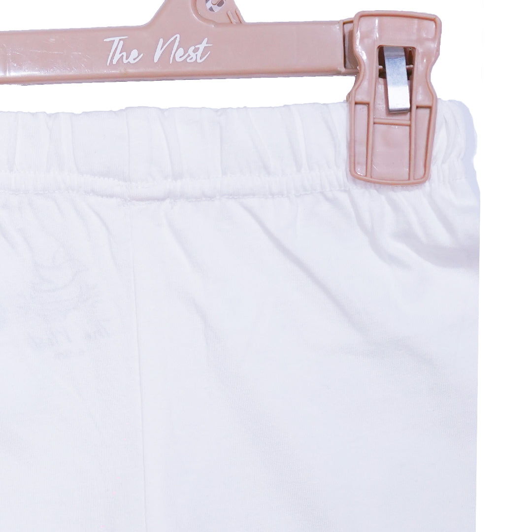 Solid white full length Pyjama | Pyjamas | The nest clothing