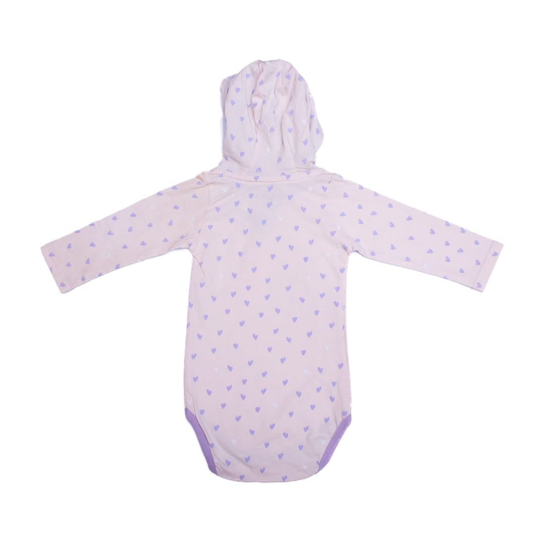 Periwinkle Long Sleeve hooded bodysuit | Suits & Sets | The nest clothing