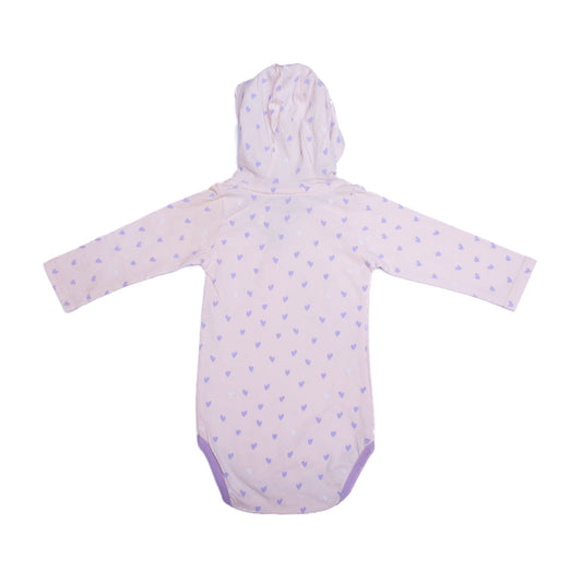 Periwinkle Long Sleeve hooded bodysuit | Suits & Sets | The nest clothing