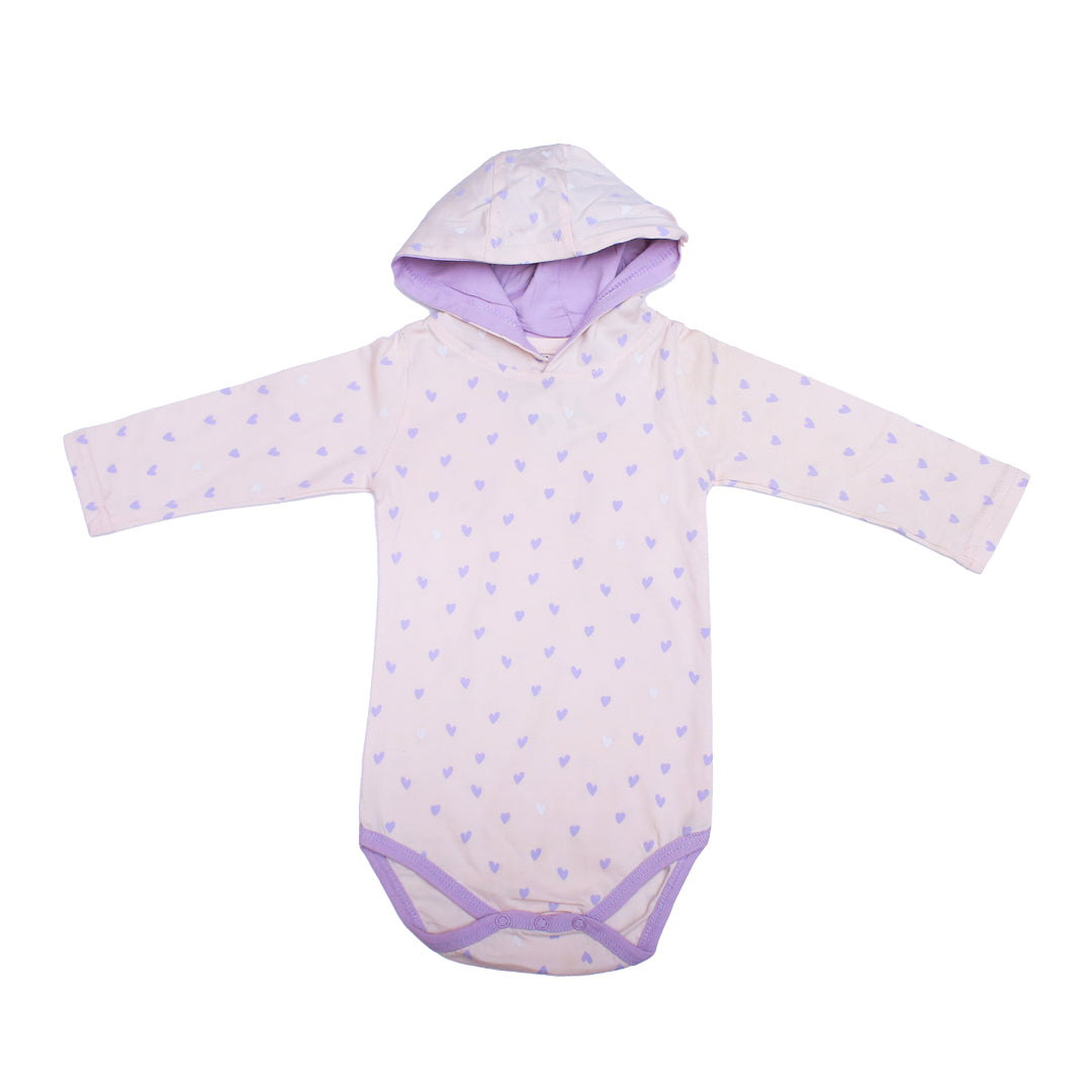 Periwinkle Long Sleeve hooded bodysuit | Suits & Sets | The nest clothing