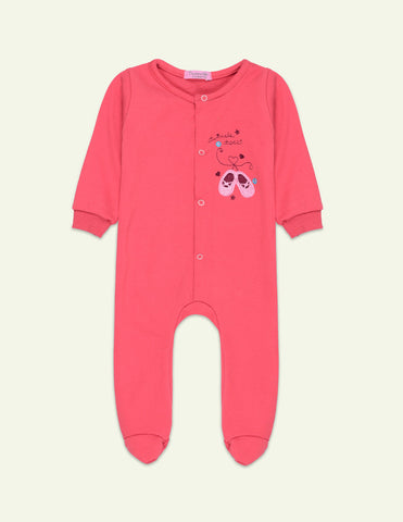 Coral Twinkle Toe Romper | IXAMPLE