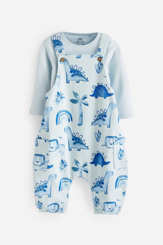 Jersey Baby Dungarees And Bodysuit NEXT UK