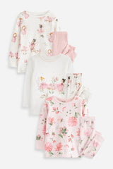 3 Pack Long Sleeve Printed Pyjamas NEXT UK