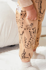 Rust Brown Safari Print Baby Dungarees And Bodysuit Set NEXT UK