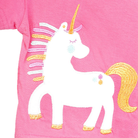 Enchanted Unicorn Snap-up Tee | Tops & T-Shirts | The nest clothing