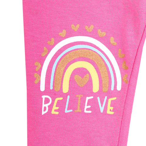 Pink-a-boo rainbow leggings | Pants - Leggings - Shorts & Capri | The nest clothing