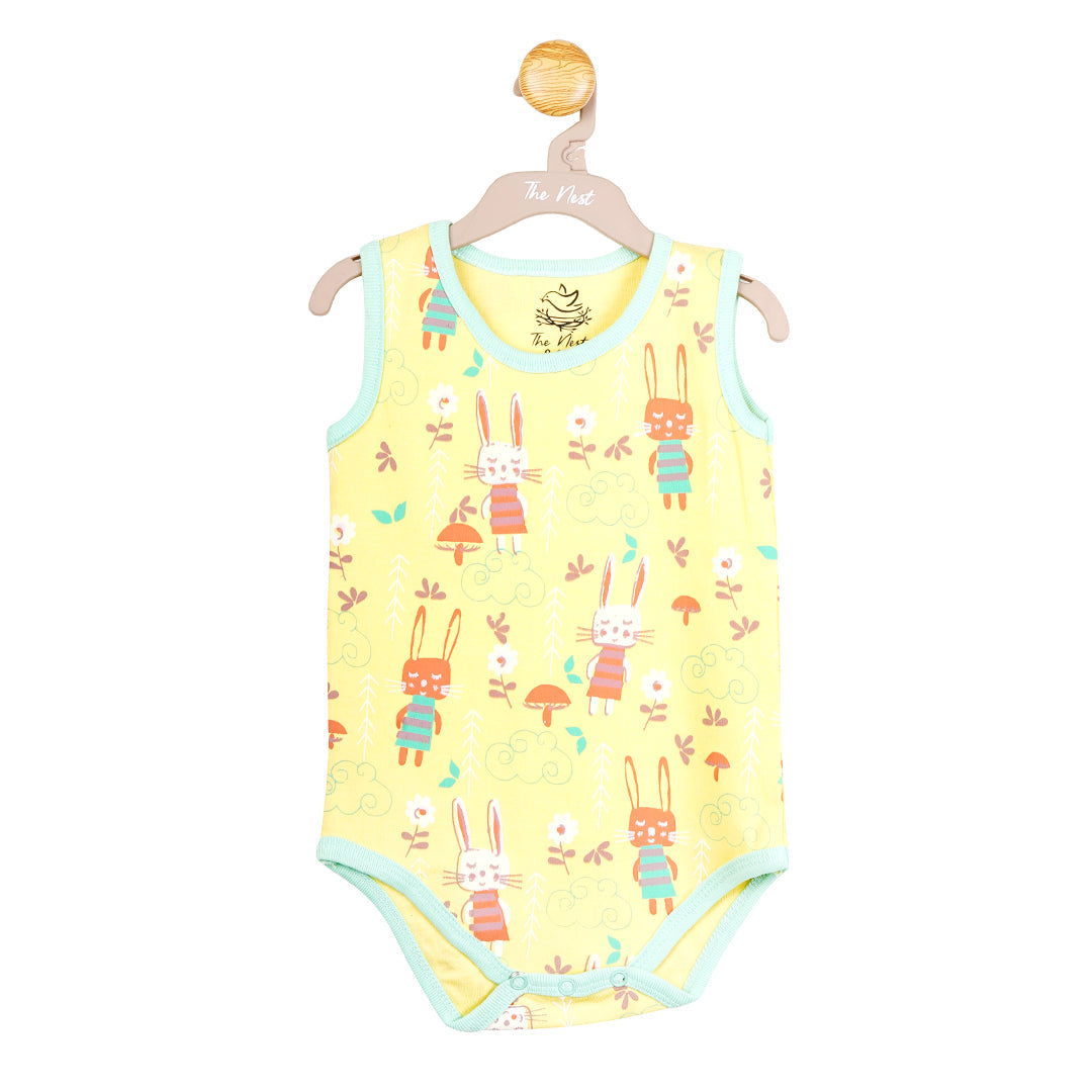 Hunny Bunny Sleeveless Bodysuit Pack of 3 | Suits & Sets | The nest clothing