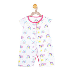 Rainbow Bliss short-sleeve Shortall | Pants - Leggings - Shorts & Capri | The nest clothing